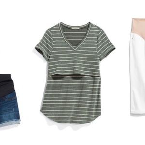 Stitch Fix Le Lis Lera Maternity Nursing Knit Top